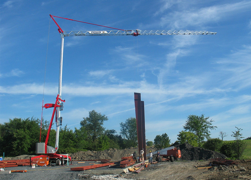 Potain SelfErecting Tower Cranes NZ Distributors TRT